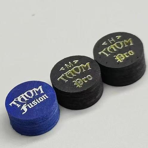 TAOM Professional Billiard Tip 14mm 8 Layers Of Pigskin Pro And Fusion Tips